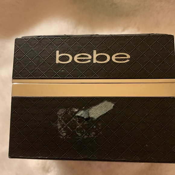 🎅 BEBE Black / Silver Watch Rhinestone Bezel NIB - Picture 12 of 12